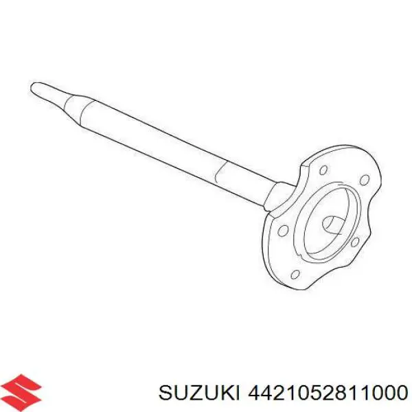 Піввісь задня, права Suzuki XL-7 (Сузукі XL-7)