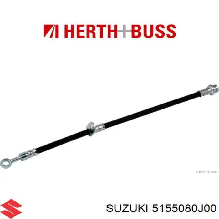 Шланг гальмівний передній Suzuki 5155080J00 ціна, від 16.67 USD