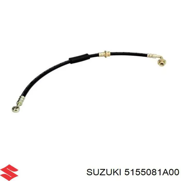 Шланг гальмівний передній, лівий Suzuki 5155081A00 ціна, від 15.69 USD