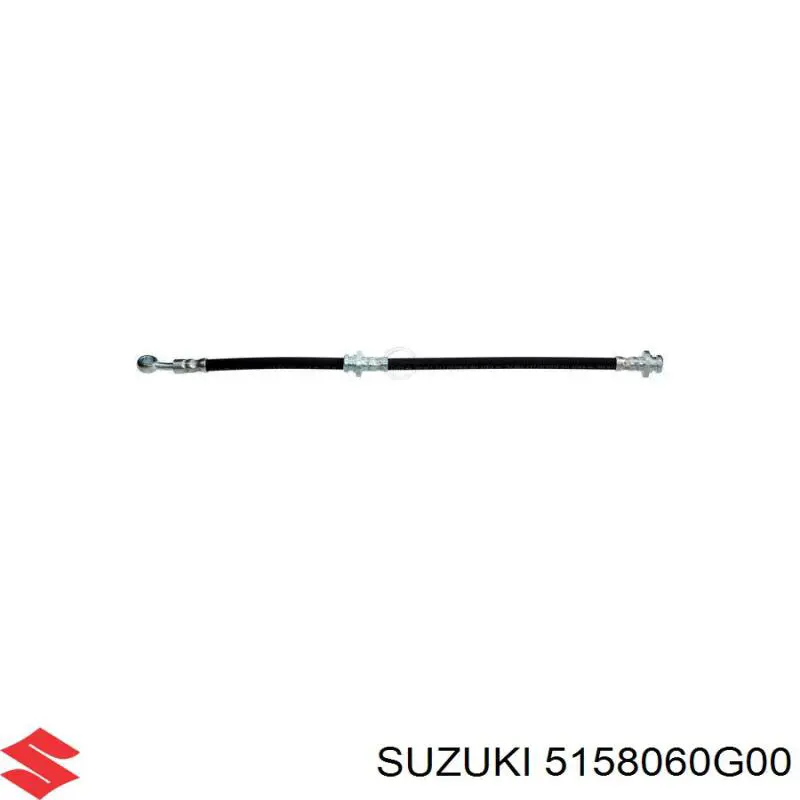 5158060G00 Suzuki Гнучка гальмівна трубка передня