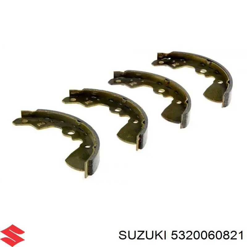 Колодки гальмові задні, барабанні Suzuki 5320060821 ціна, від 13.74 USD