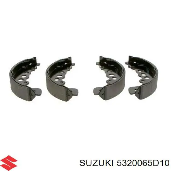 Колодки гальмові задні, барабанні Suzuki 5320065D10 ціна, від 18.52 USD