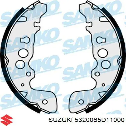 Купити 5320065D11000 Suzuki Колодки гальмові задні, барабанні