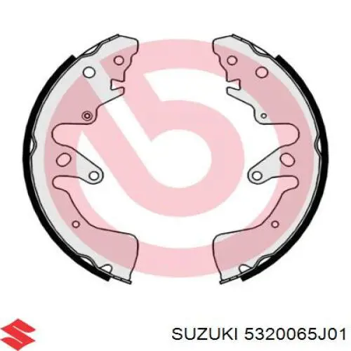 Купити 5320065J01 Suzuki Колодки гальмові задні, барабанні