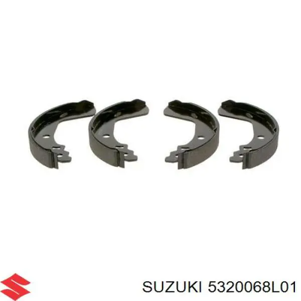 Колодки гальмові задні, барабанні 5320068L01 Suzuki
