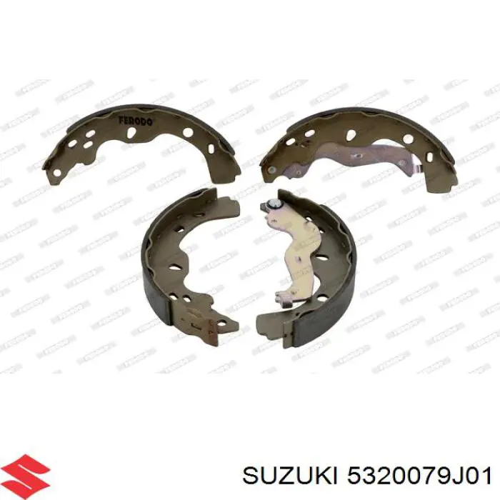 Купити 5320079J01 Suzuki Колодки гальмові задні, барабанні