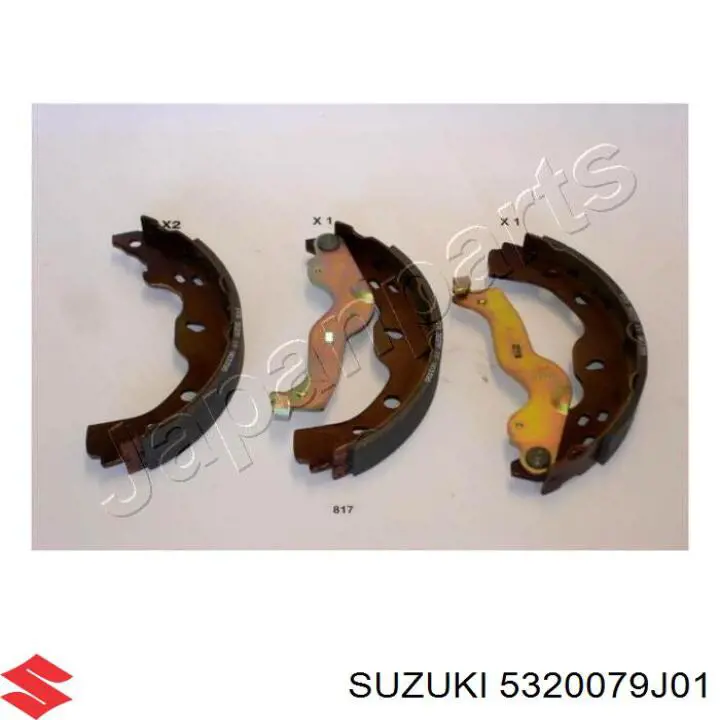 Колодки гальмові задні, барабанні Suzuki 5320079J01 ціна, від 26.17 USD