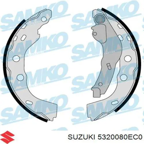 Купити 5320080EC0 Suzuki Колодки гальмові задні, барабанні