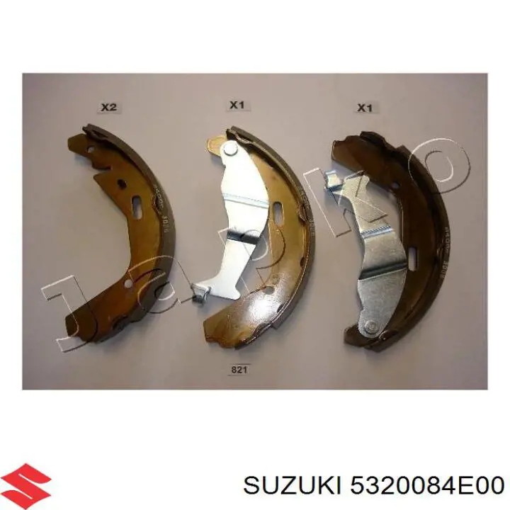 5320084E00 Suzuki колодки гальмові задні, барабанні