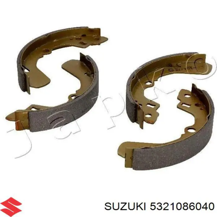 Колодки гальмові задні, барабанні 5321086040 Suzuki