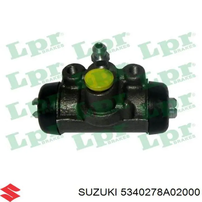 Циліндр гальмівний колісний/робочий, задній Suzuki 5340278A02000 ціна, від 14.17 USD
