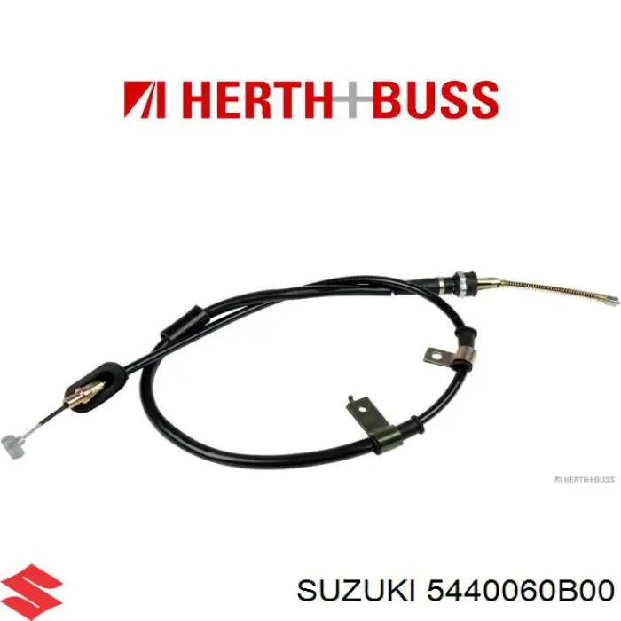 5440060B00 Suzuki Трос ручного гальма задній, правий/лівий
