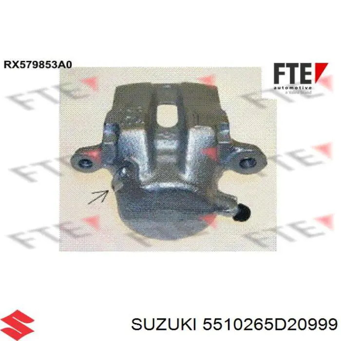 Купити 5510265D20999 Suzuki Супорт гальмівний передній лівий