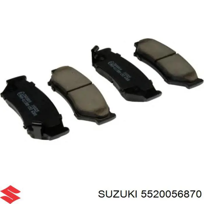 Гальмівні колодки Suzuki 5520056870 ціна, від 14.52 USD