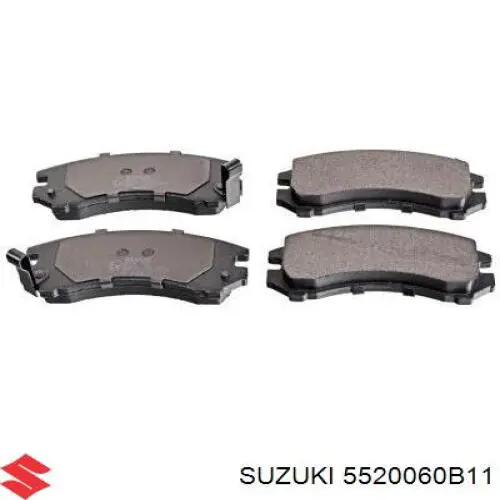 Купити 5520060B11 Suzuki Колодки гальмівні передні, дискові