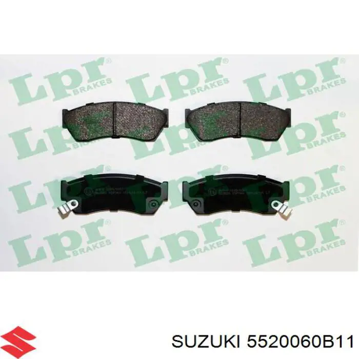5520060B11 Suzuki Передні гальмівні колодки