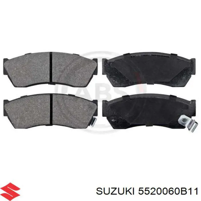 Гальмівні колодки Suzuki 5520060B11 ціна, від 12.44 USD