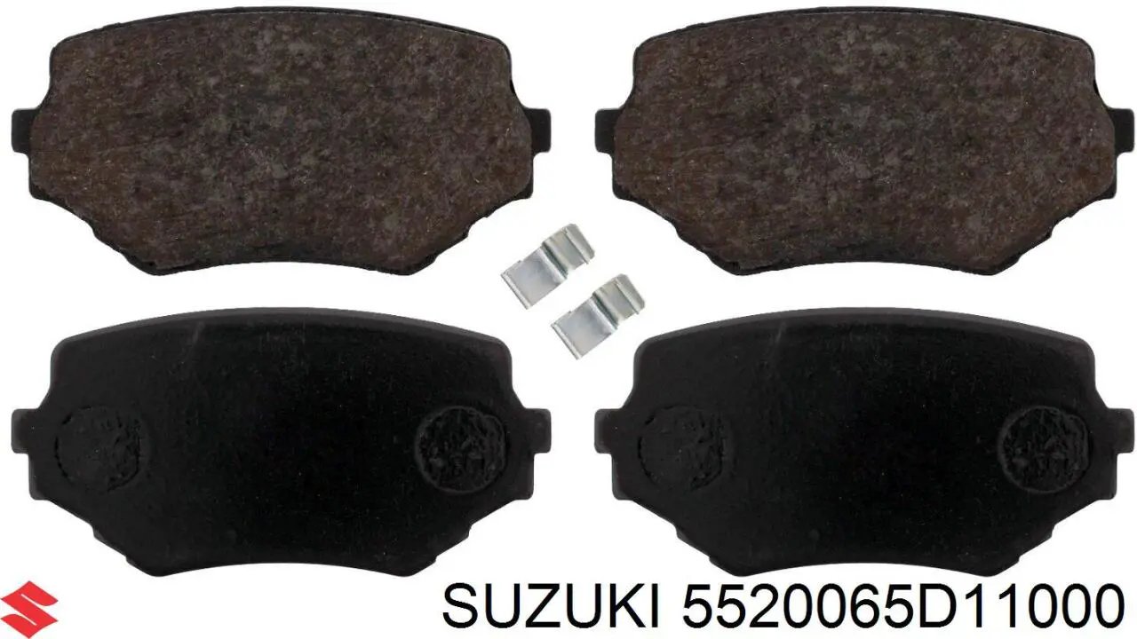 Колодки гальмівні передні, дискові 5520065D11000 Suzuki