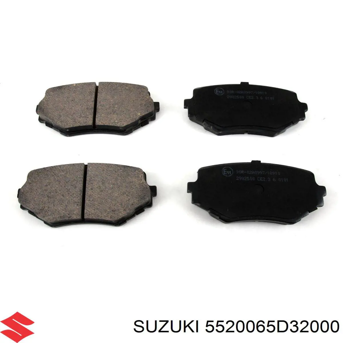 Гальмівні колодки Suzuki 5520065D32000 ціна, від 15.91 USD