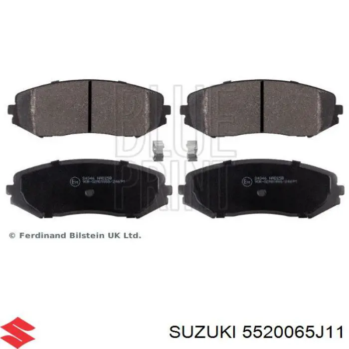 5520065J11 Suzuki колодки гальмівні передні, дискові