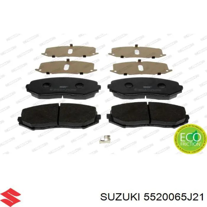 Купити 5520065J21 Suzuki Колодки гальмівні передні, дискові