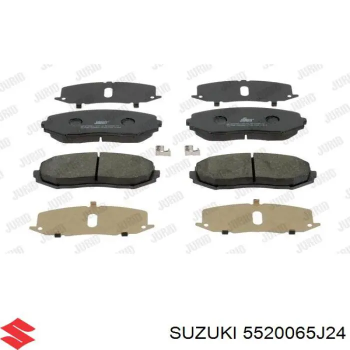 5520065J24 Suzuki колодки гальмівні передні, дискові