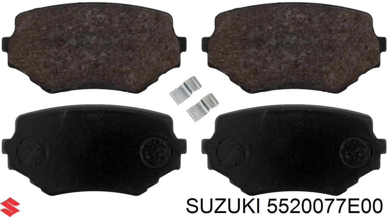 5520077E00 Suzuki колодки гальмівні передні, дискові