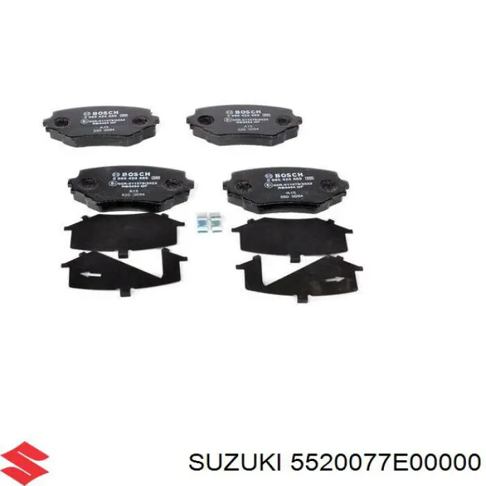Гальмівні колодки Suzuki 5520077E00000 ціна, від 15.91 USD