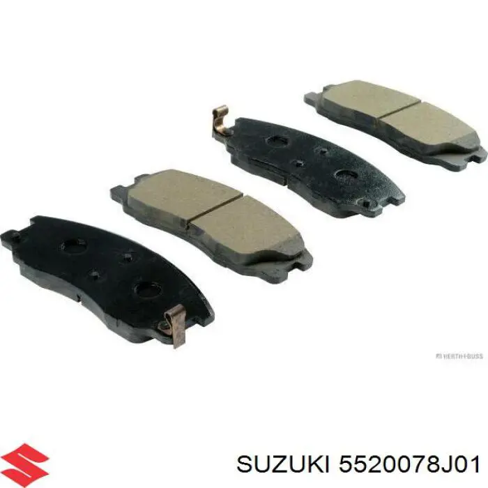 Купити 5520078J01 Suzuki Колодки гальмівні передні, дискові