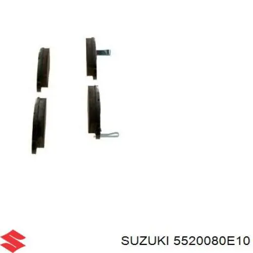 Купити 5520080E10 Suzuki Колодки гальмівні передні, дискові