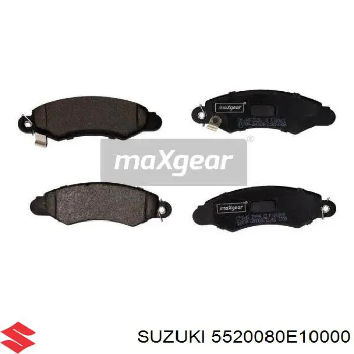 5520080E10000 Suzuki колодки гальмівні передні, дискові