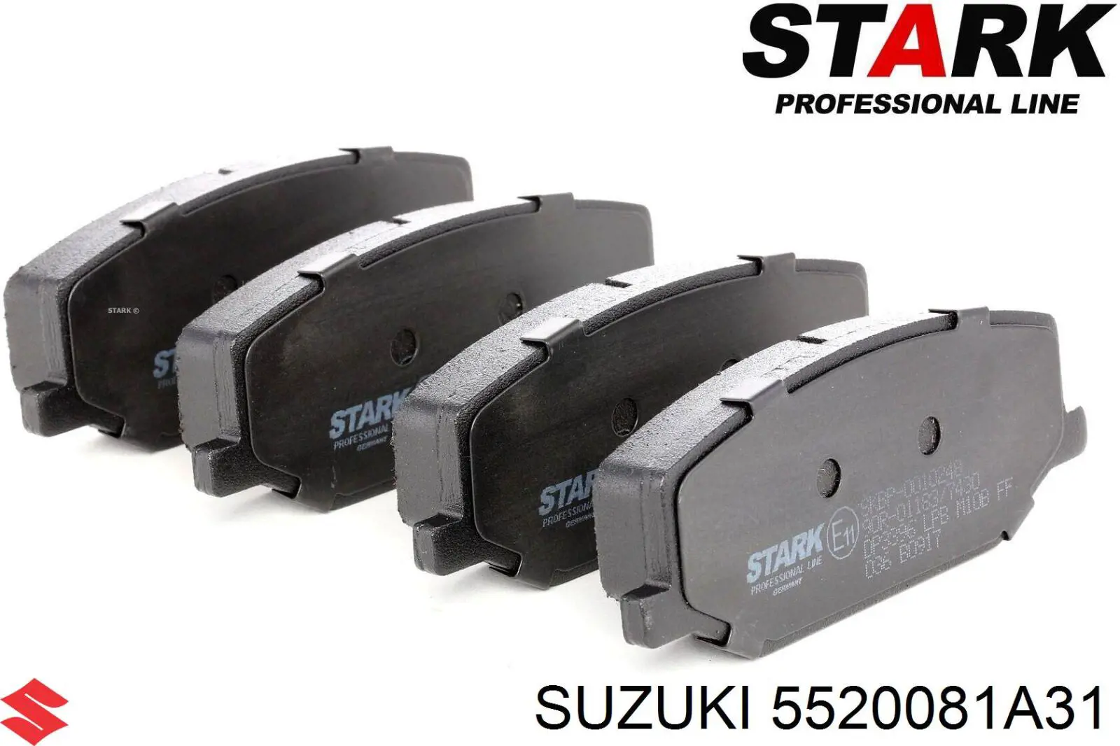 Гальмівні колодки Suzuki 5520081A31 ціна, від 16.06 USD