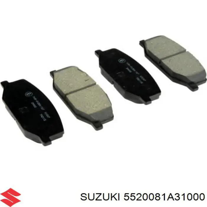Купити 5520081A31000 Suzuki Колодки гальмівні передні, дискові