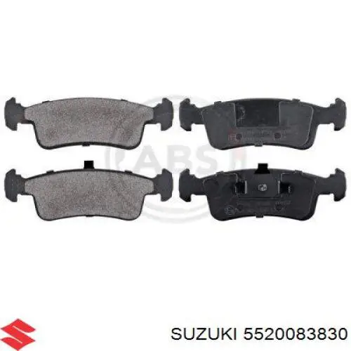 Купити 5520083830 Suzuki Колодки гальмівні передні, дискові