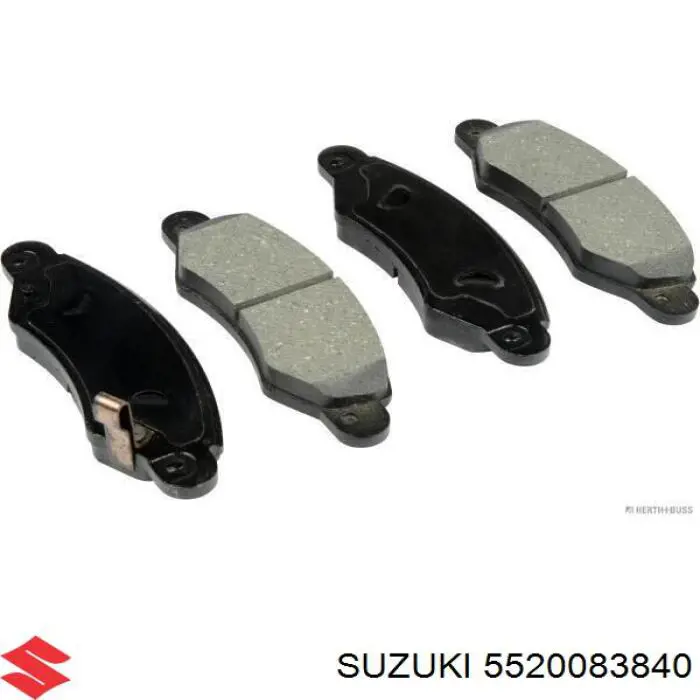 5520083840 Suzuki колодки гальмівні передні, дискові