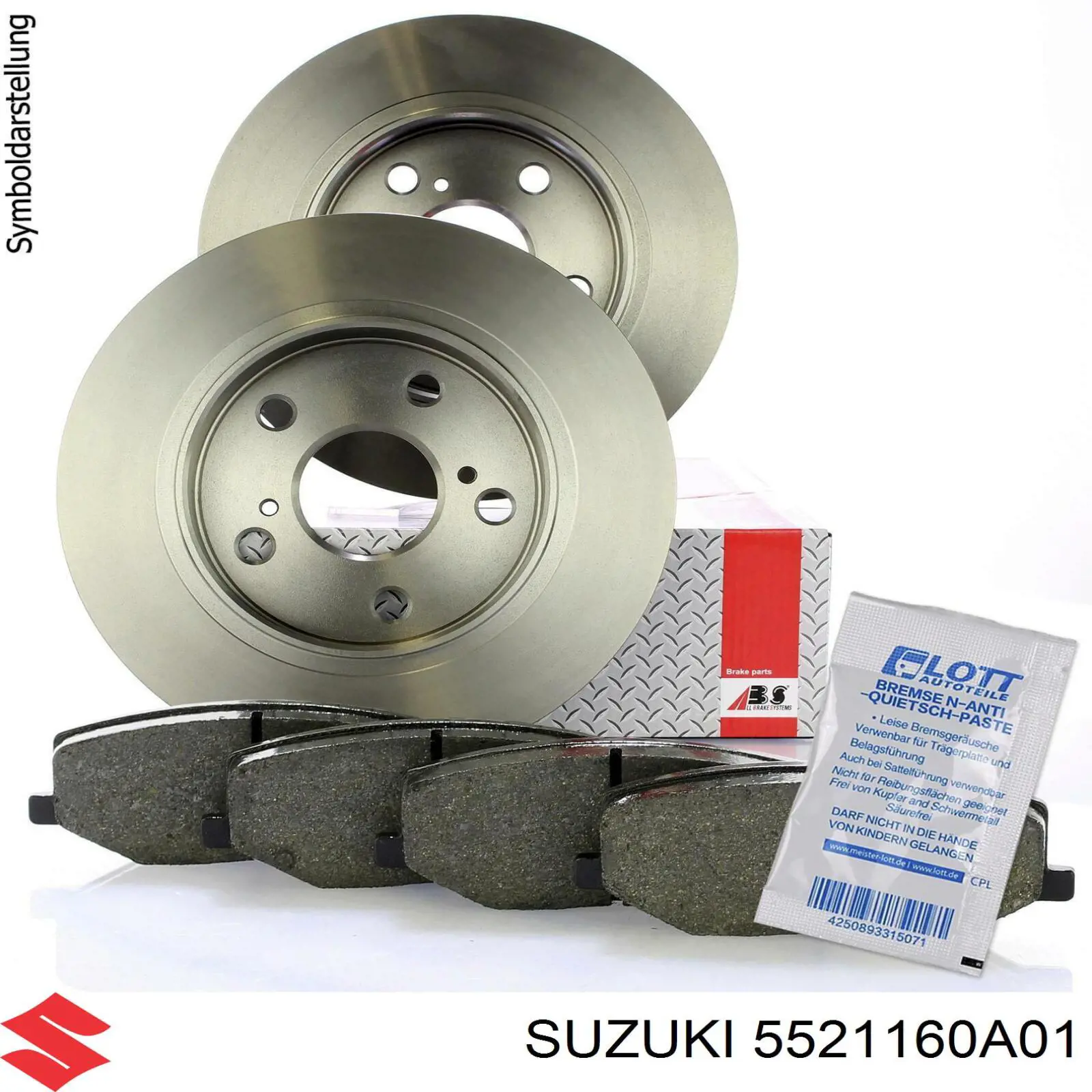 Купити 5521160A01 Suzuki Ротор гальмівний