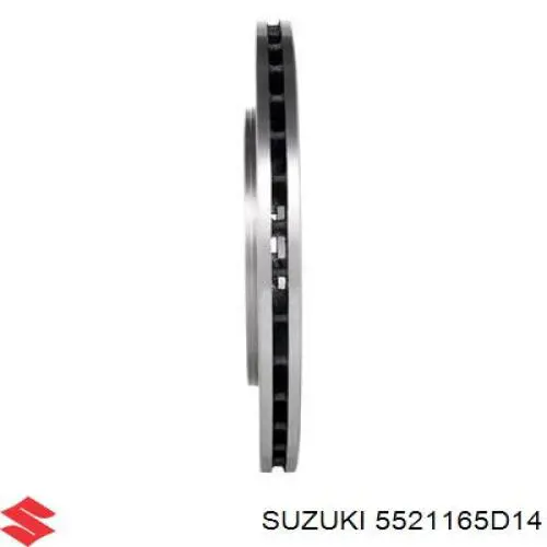Диск переднього гальма Suzuki 5521165D14 ціна, від 33.83 USD