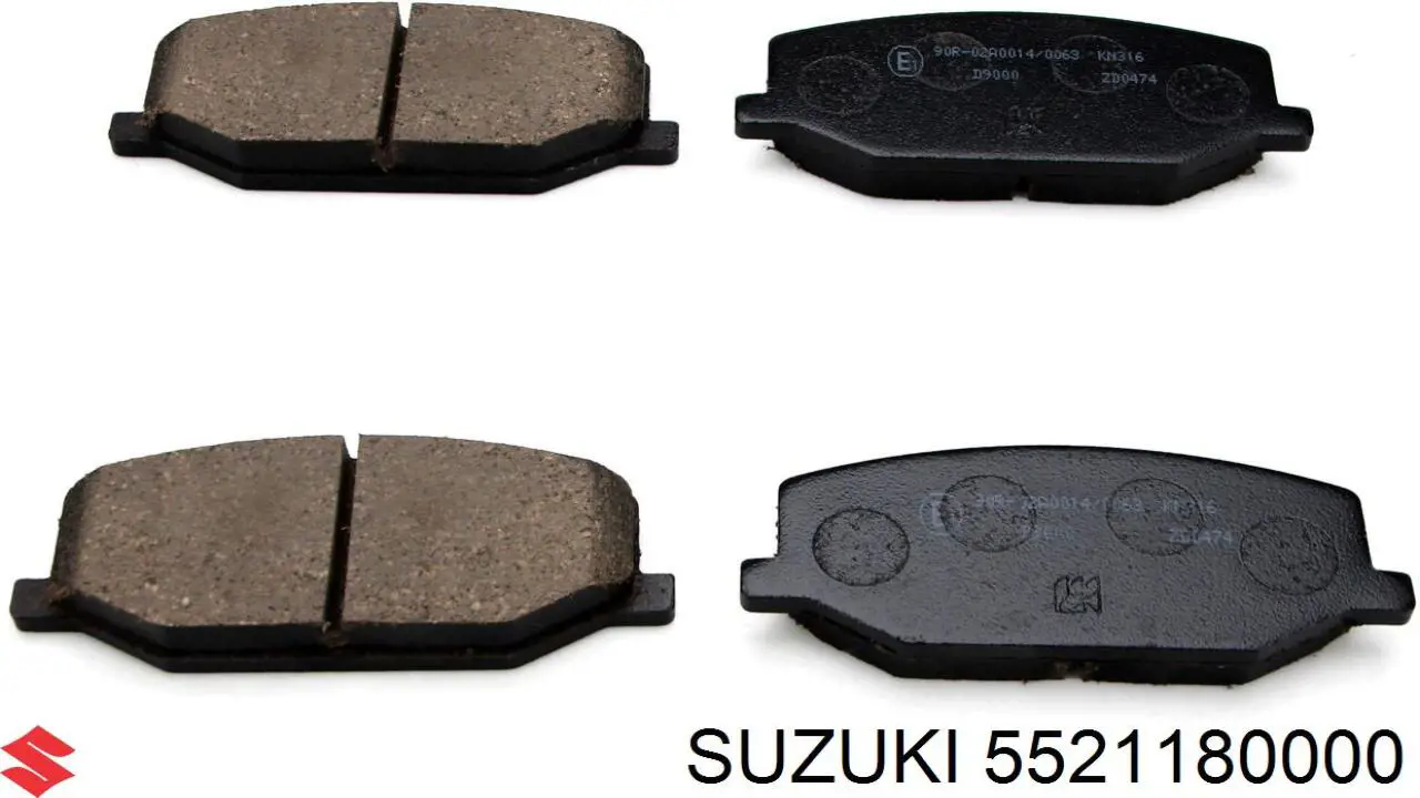 5521180000 Suzuki диск гальмівний передній