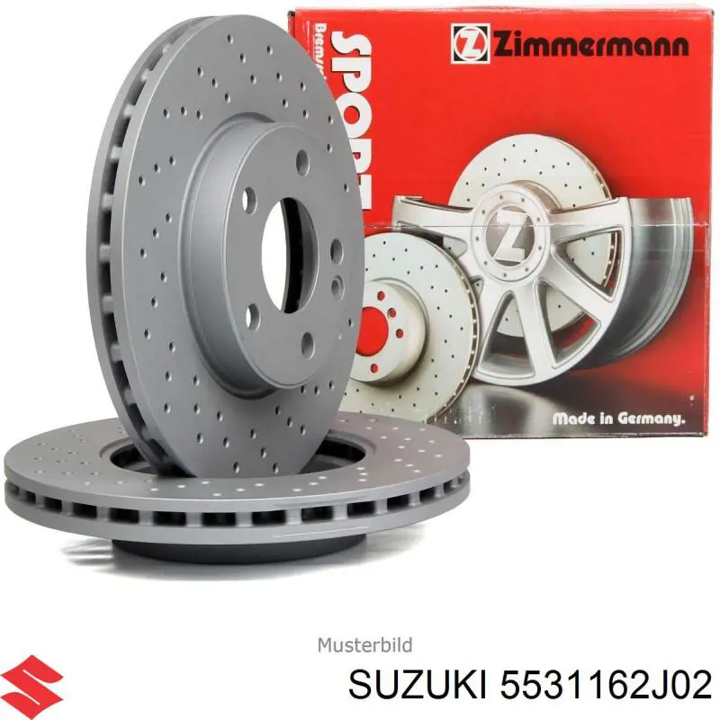 5531162J02 Suzuki Гальмо дискове переднє