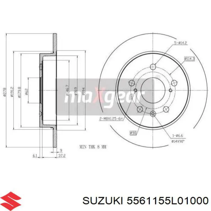  5561155L01000 Suzuki