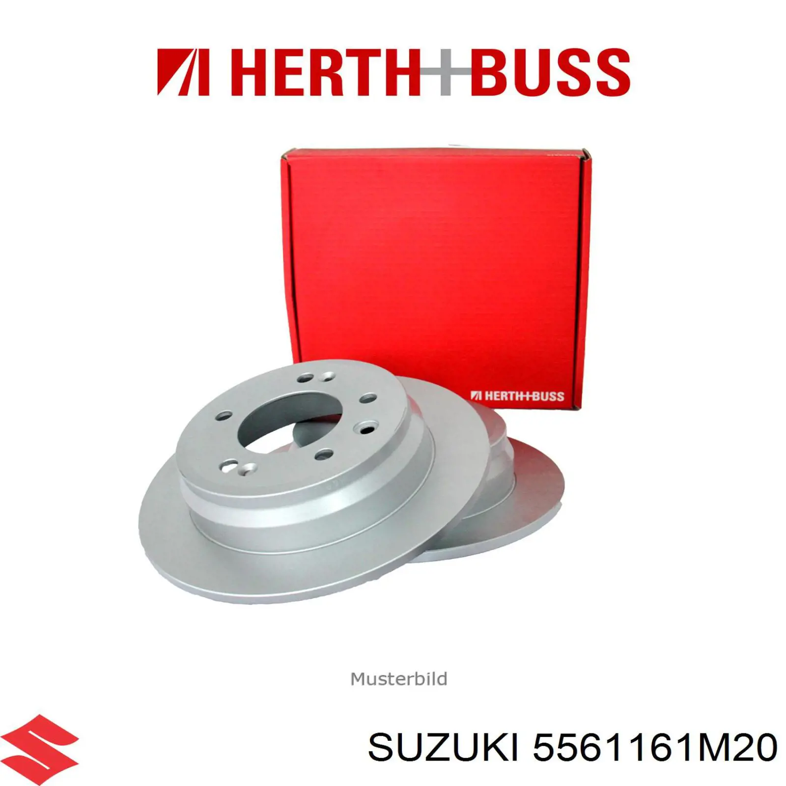 Купити 5561161M20 Suzuki Диск заднього гальма
