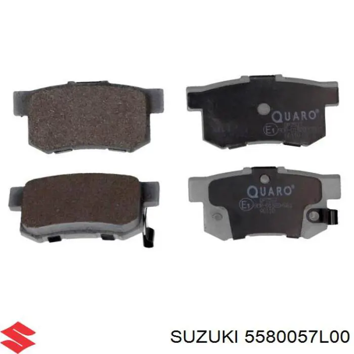 5580057L00 Suzuki колодки гальмові задні, дискові
