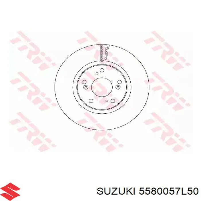 5580057L50 Suzuki колодки гальмові задні, дискові