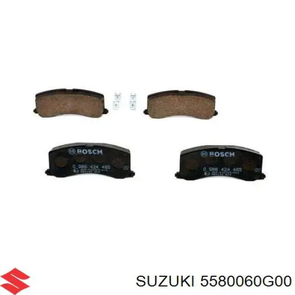 Передні тормозні колодки 5580060G00 Suzuki