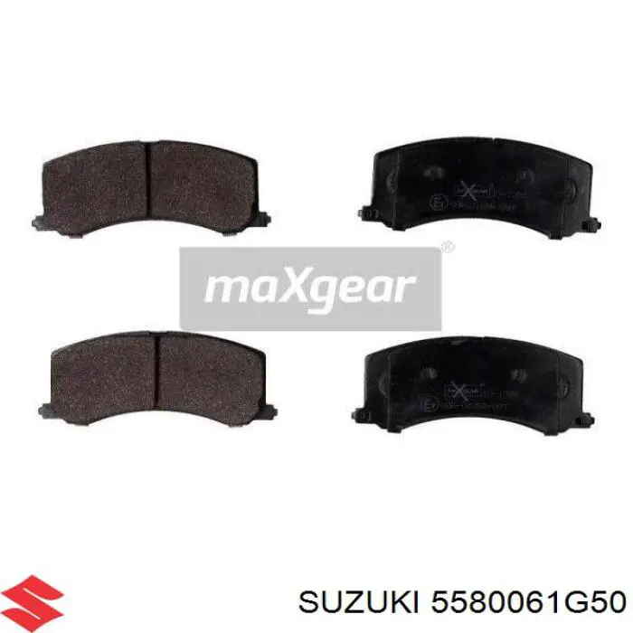 Купити 5580061G50 Suzuki Колодки гальмівні передні, дискові