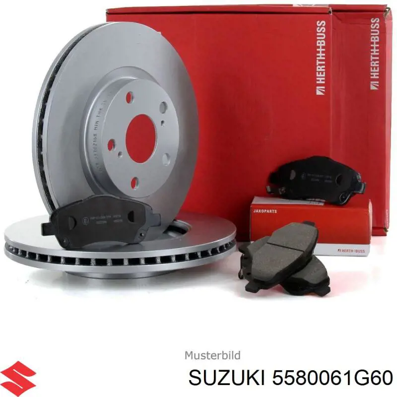 5580061G60 Suzuki колодки гальмівні передні, дискові