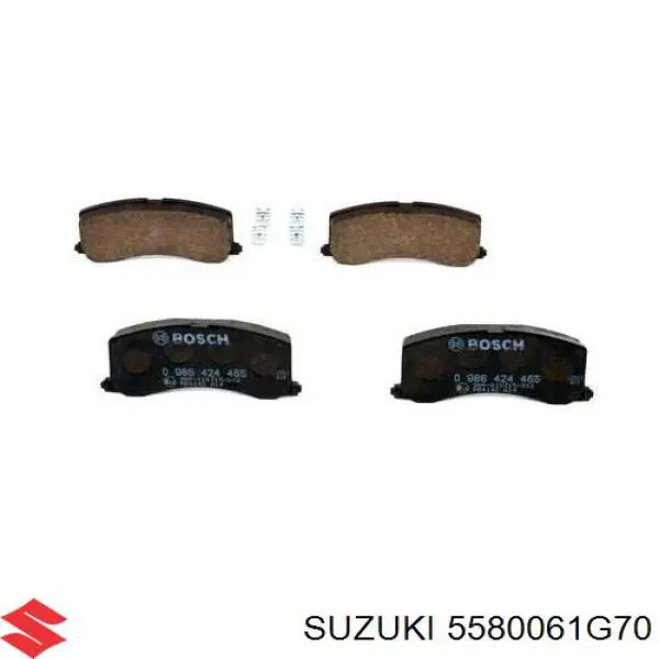 Передні тормозні колодки 5580061G70 Suzuki