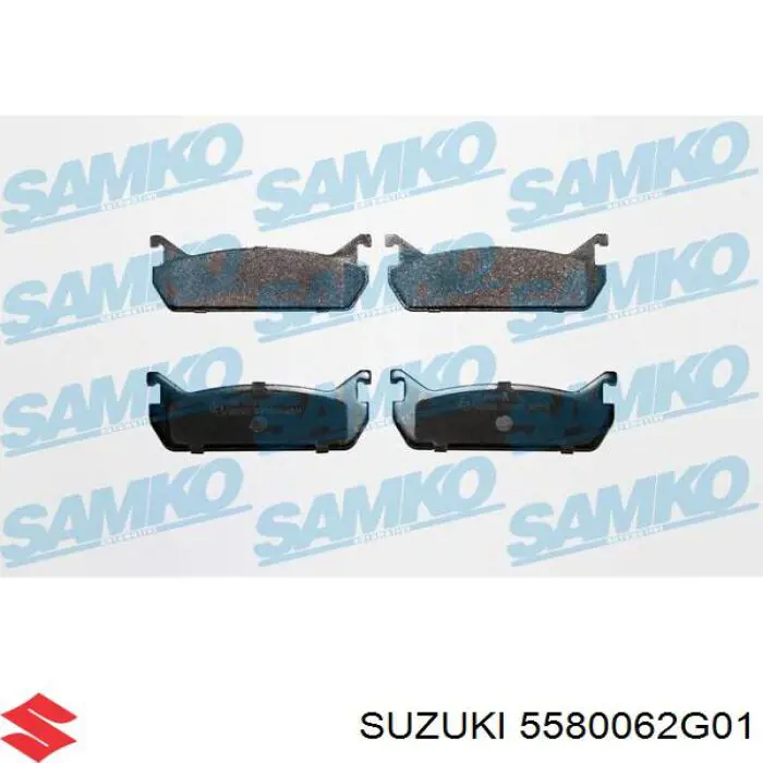 Купити 5580062G01 Suzuki Задні колодки