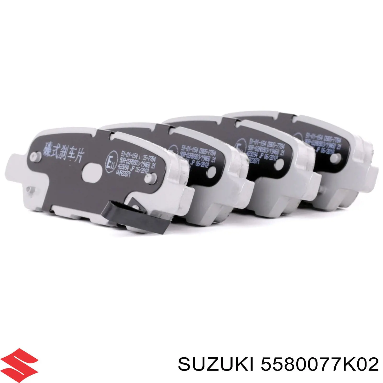 Задні гальмівні колодки Suzuki 5580077K02 ціна, від 24.09 USD