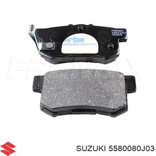 Купити 5580080J03 Suzuki Задні колодки